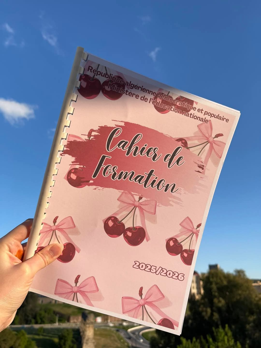 Cahier de formation كراس التكوين