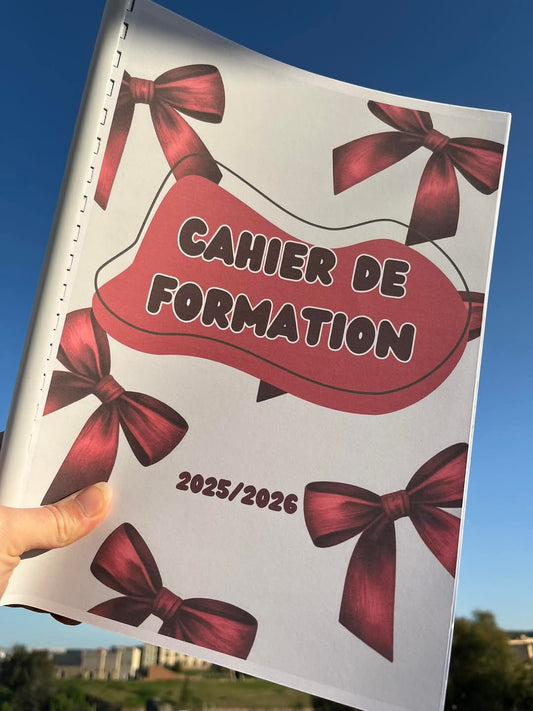 Cahier de formation كراس التكوين